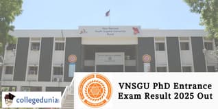 VNSGU PhD Entrance Exam Result 2025 Out; Check Direct Link Here